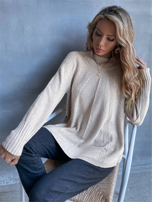 Dames Pull en tricot surdimensionné Chic und Stil
