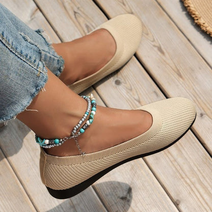 Dames Ballerines Confortables Chic und Stil