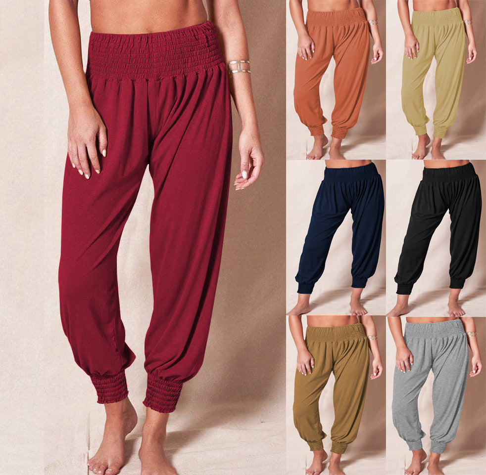 Women's Casual High Waist Jogging Pants Chic and Style