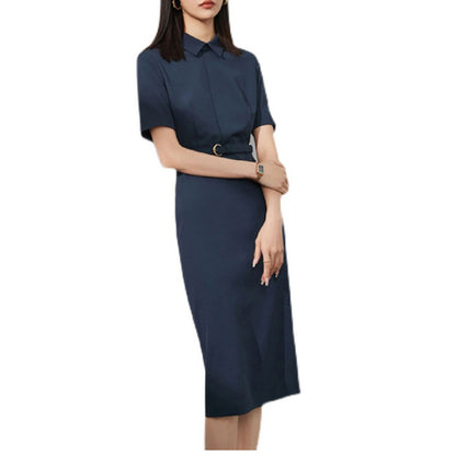 Robe chemise sur mesure pour femme avec ceinture Chic und Stil