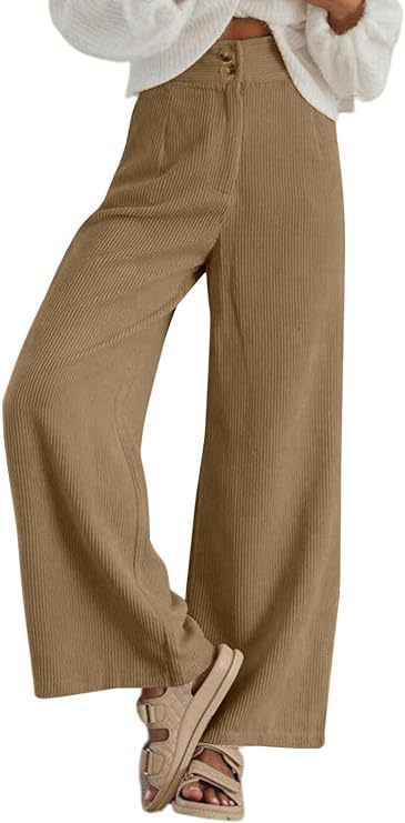 Wide corduroy pants for women Chic and Style