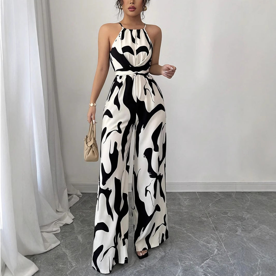 Dames Combinaison avec col haut et élégante drapé Chic und Stil