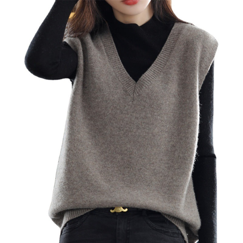 Dames pull-over gilet Chic und Stil