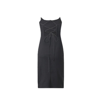 Femme débardeur réglable-midi robe Chic und Stil