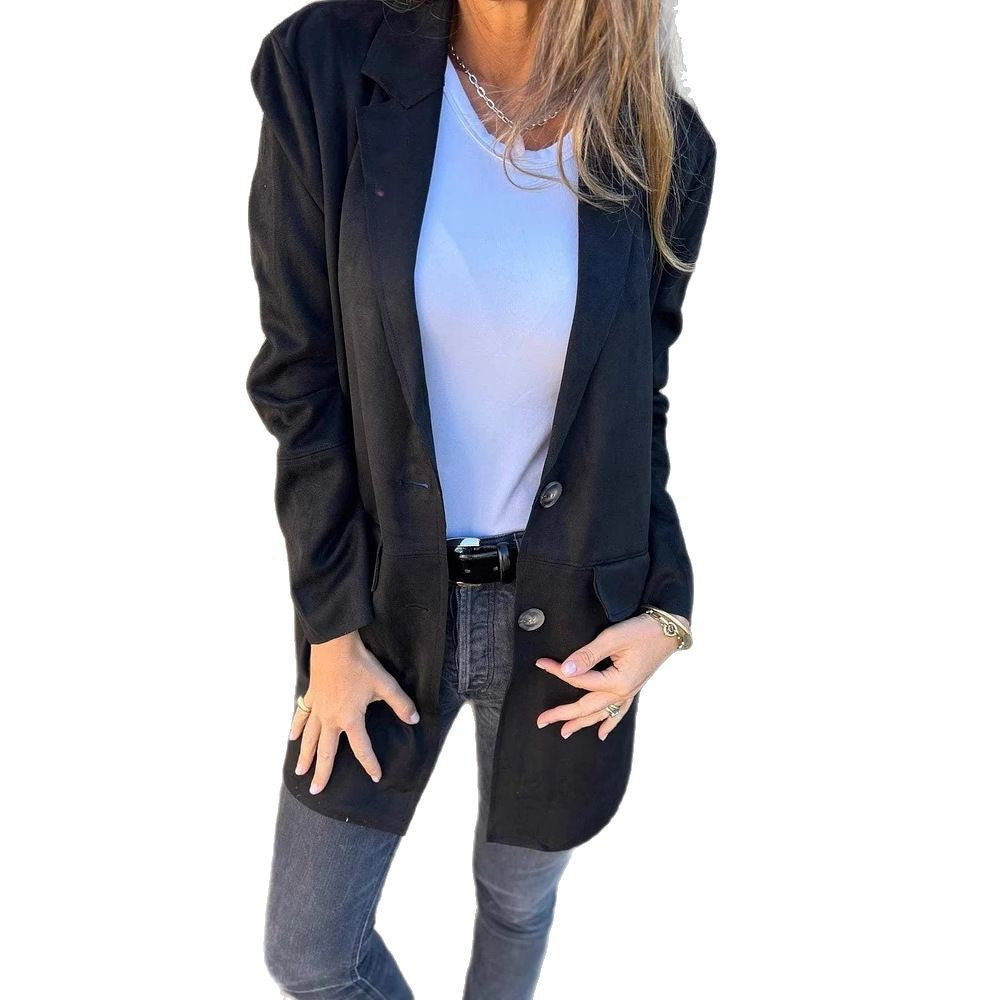 Dames élégant blazer oversize Chic und Stil