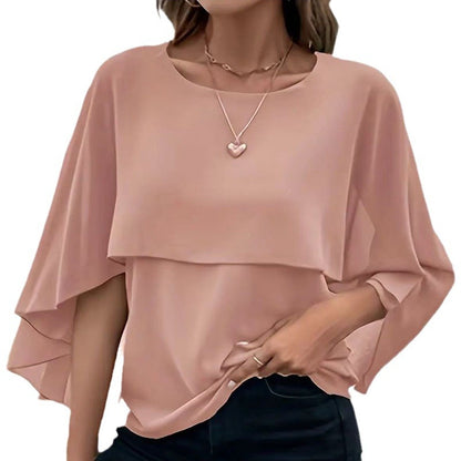 Dames Haut au style élégant avec coupe fluide et surcouche élégante Chic und Stil