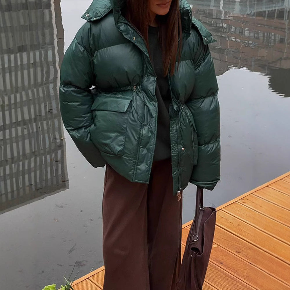 Dames doudoune oversized avec col montant et poches Chic und Stil