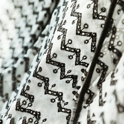 Tunique à capuche géométrique pour femmes Chic und Stil
