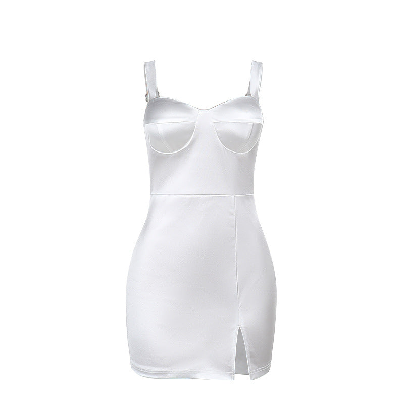 Robe bodycon satin structuré Chic und Stil pour femmes
