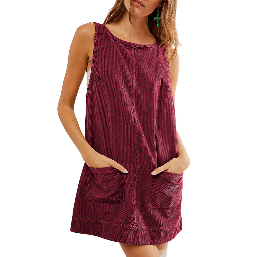 Robe décontractée à poches pour femmes Chic und Stil