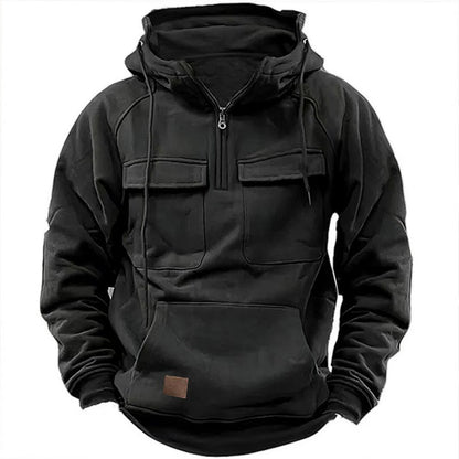 Veste à capuche pratique et chaude pour hommes avec poches Chic und Stil