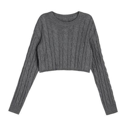Pull-over en tricot épais pour femmes avec motif texturé et coupe décontractée Chic und Stil