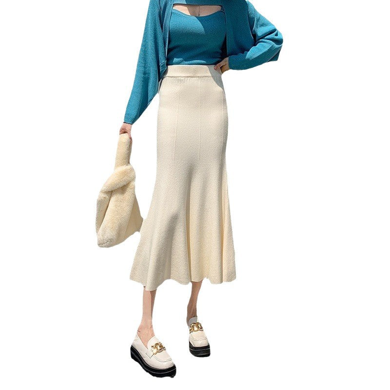 Ladies elegant wrap skirt with flared fashionable shape Chic und Stil