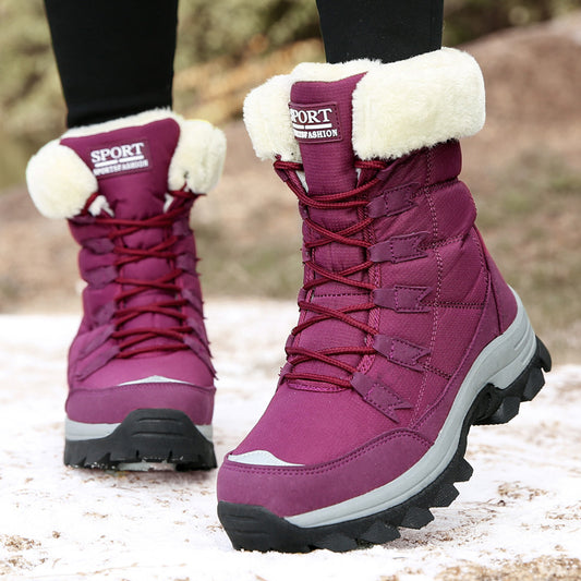 Bottes d'hiver isolées pour femmes avec une construction de semelle antidérapante et une doublure intérieure douillette Chic und Stil