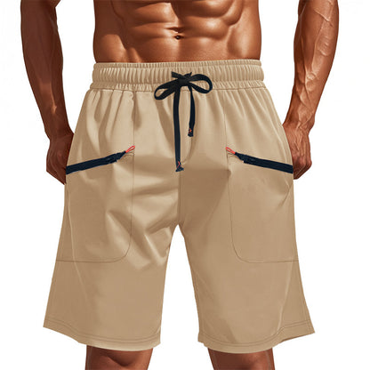Pantalons de loisirs pour hommes avec poches multifonctionnelles et ceinture élastique Chic und Stil
