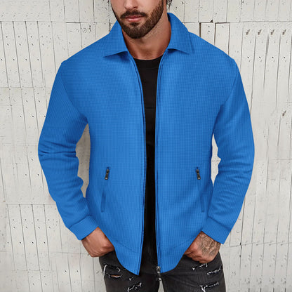 Veste matelassée tendance pour hommes avec col montant et poches zippées latérales Chic und Stil