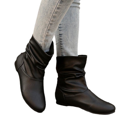 Bottines pour femmes à la mode avec un design élégant en volants et un matériau supérieur doux Chic und Stil