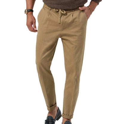 Fashionable summer cargo pants for men with elastic waist and adjustable drawstring Chic and Style