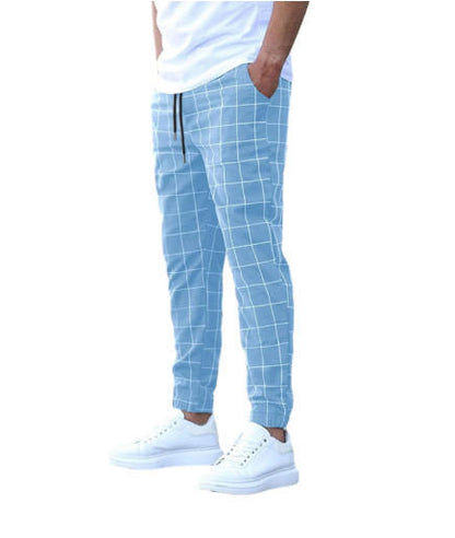 Chic and Style Casual Plaid Pants for Men