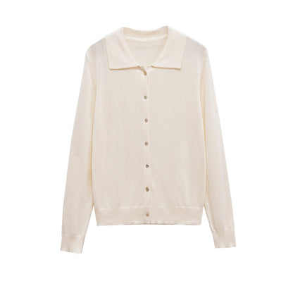 Dames joli cardigan avec col oversized Chic und Stil