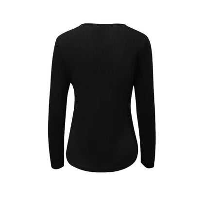 Dames Haut à fermeture éclair à manches longues avec poches décoratives Chic und Stil