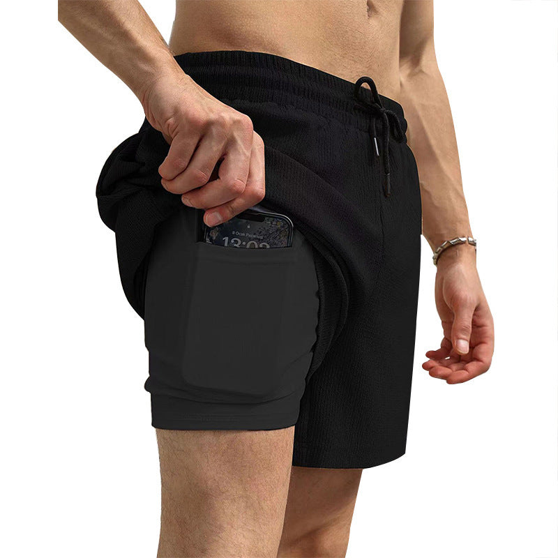 Shorts de sport pour hommes avec poche pratique pour smartphone Chic und Stil