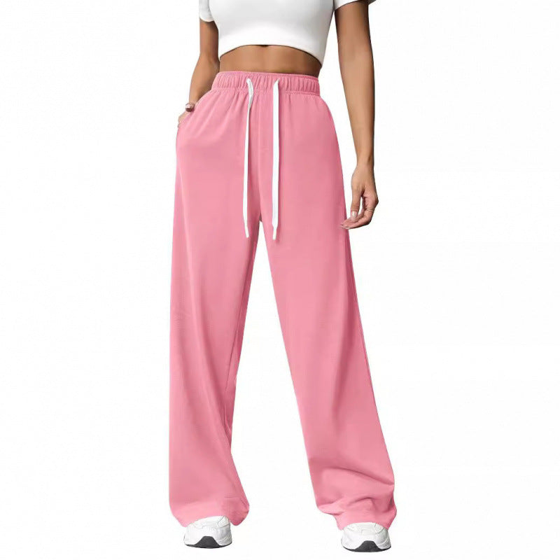 For women Comfortable and casual leisure pants with a loose fit and elastic waist Chic and Style