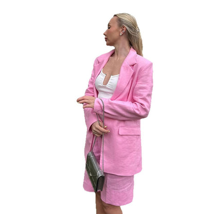 Women elegant blazer set with shorts Chic and Style
