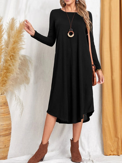 Robe maxi décontractée pour femme avec poches pratiques et coupe ample Chic und Stil