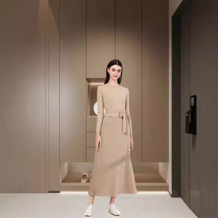 Ensemble haut enroulé et maxi robe pour femmes Chic und Stil