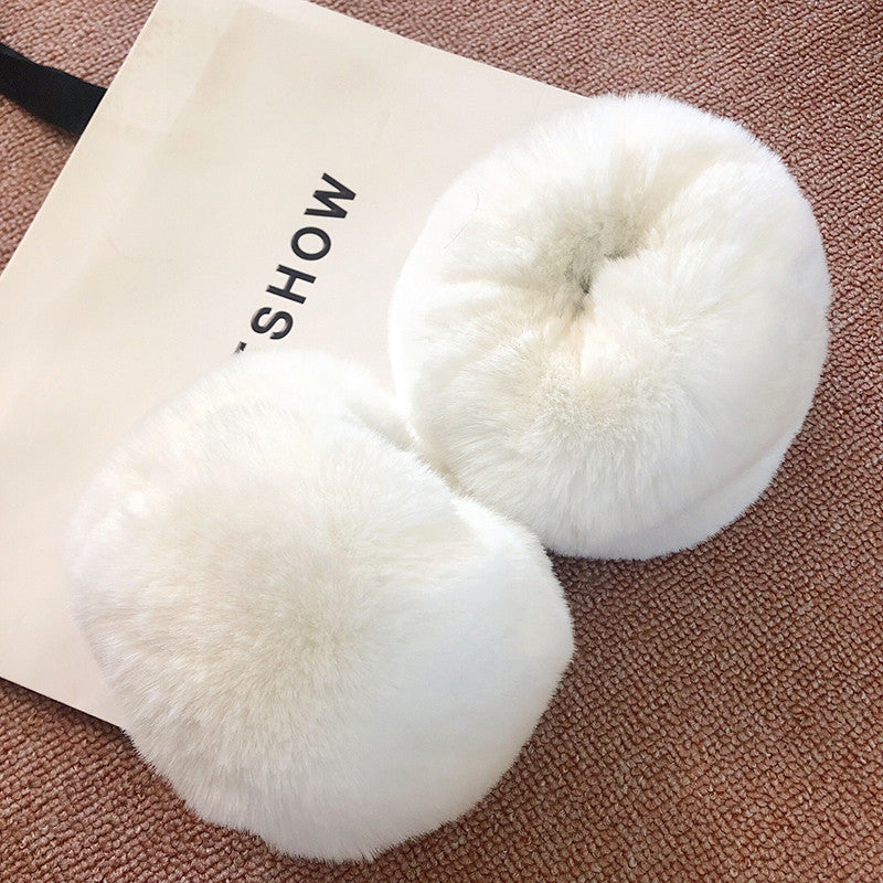 Dames Glaçage en peluche protège-oreilles Chic und Stil