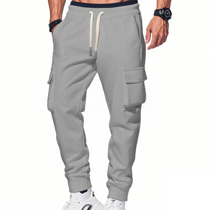 Men's cargo pants with elastic waistband and practical side pockets Chic and style 1759578172