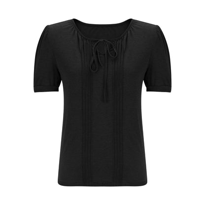 Dames décontractée blouse à manches bouffantes Chic und Stil