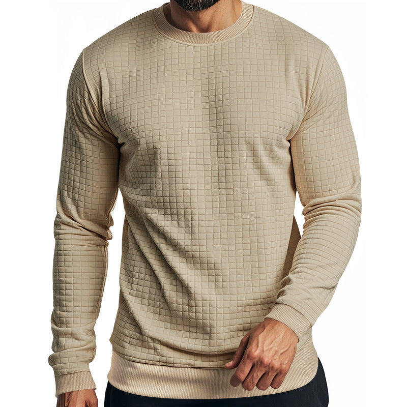Pull en tricot à la mode pour hommes avec matériau supérieur texturé Chic und Stil