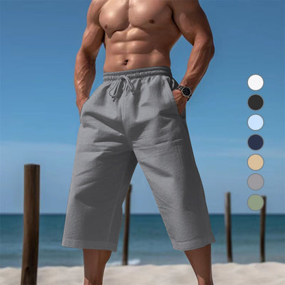 Shorts de plage décontractés pour hommes avec taille élastique et poches latérales pratiques Chic und Stil