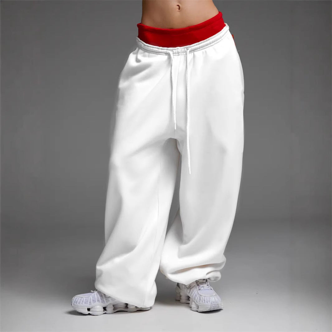 Casual pants for women with a loose fit and elastic waistband Chic und Stil