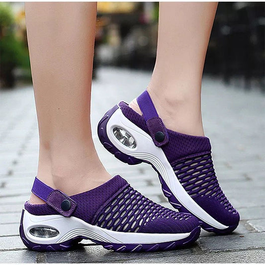 Sandales de sport pour femmes avec tige en mesh respirant et semelle antidérapante Chic und Stil