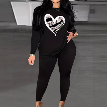T-shirt à manches longues pour femmes avec un joli motif d'ours et une coupe décontractée Chic und Stil