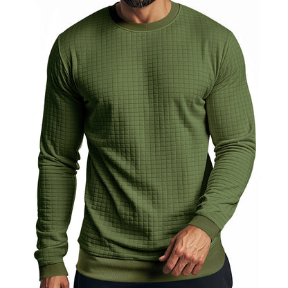 Pull en tricot à la mode pour hommes avec matériau supérieur texturé Chic und Stil