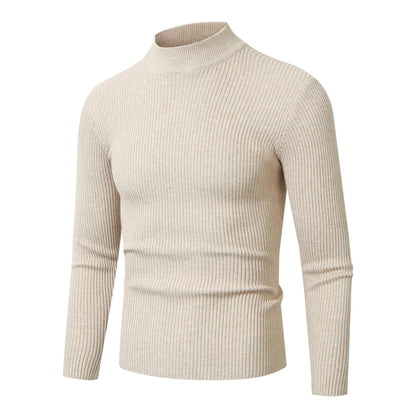 Pullover à col roulé tendance pour hommes en laine fine Chic und Stil