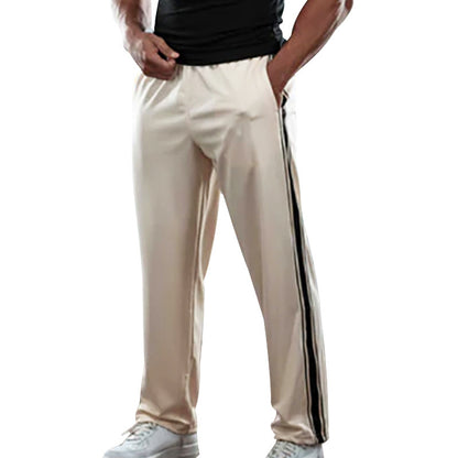 Chic and Style Men's Sport Pants with Side Stripes