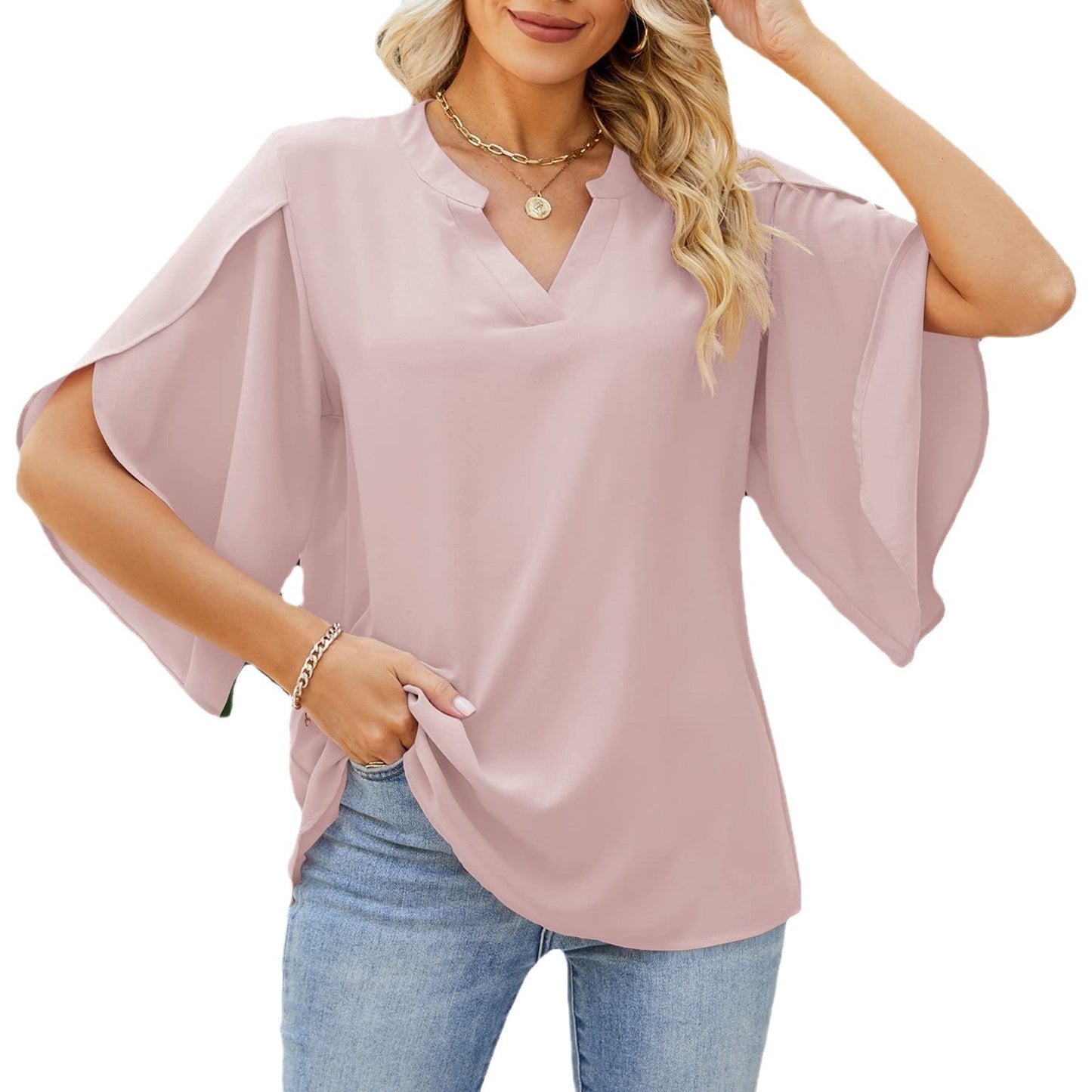 Blouse fluide élégante pour femmes Chic und Stil
