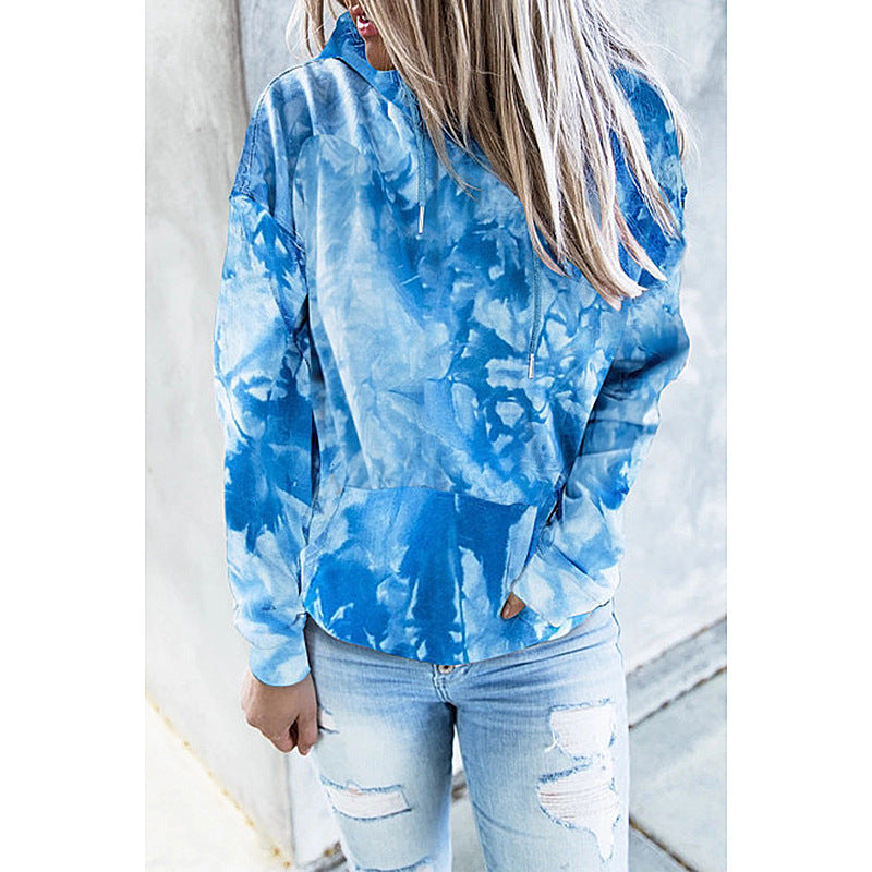 Pull à capuche pour femmes avec un motif batik unique Chic und Stil