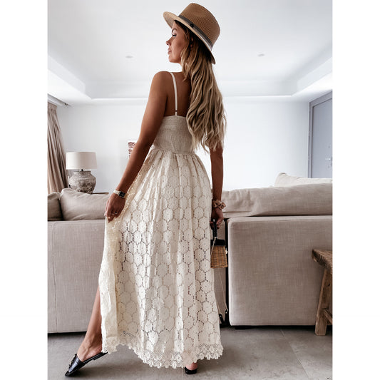 Robes maxi d'été pour femmes avec ornement en dentelle Chic und Stil