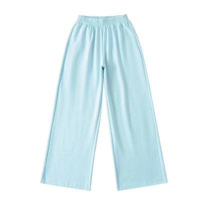 Wide jersey pants for women with elastic waist Chic und Stil