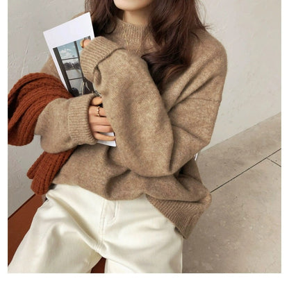 Femme pull oversized confortable Chic und Stil