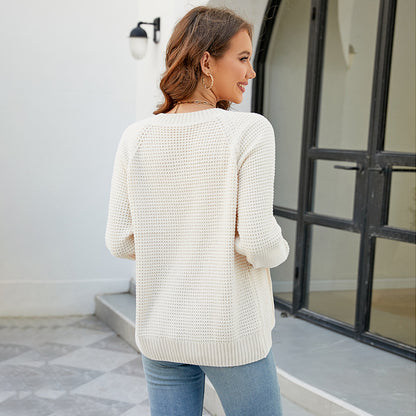 Veste en tricot pour femmes avec un motif gaufré moderne et des poches zippées pratiques Chic und Stil