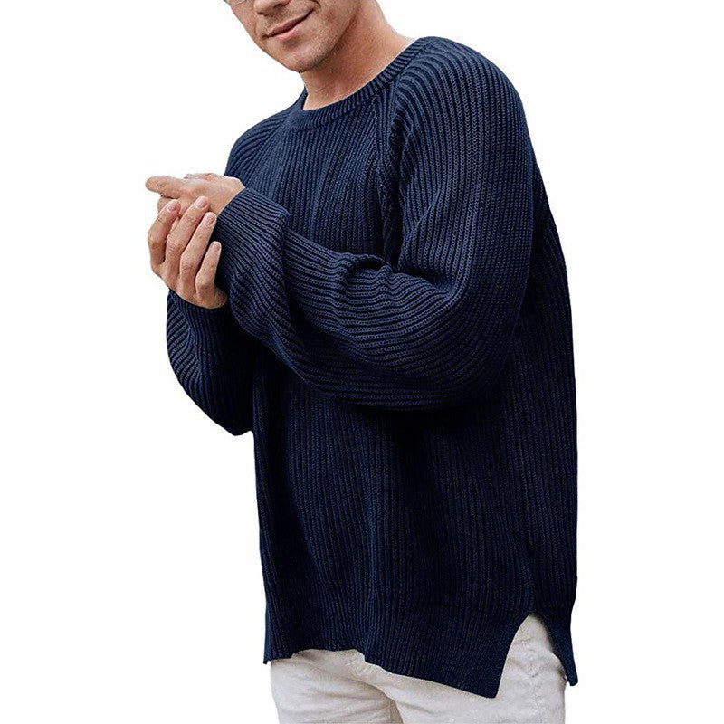 Pull en maille élégant pour hommes avec un design texturé et une coupe moderne Chic und Stil