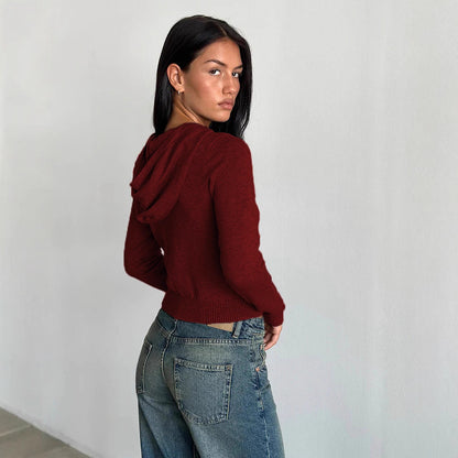 Dames crop Hoodie Chic und Stil