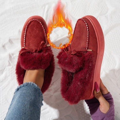 Dames Fleece doublé baskets Chic und Stil